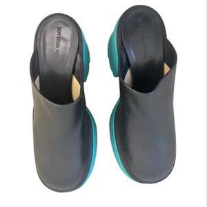 Bottega Veneta leather lug soled clogs